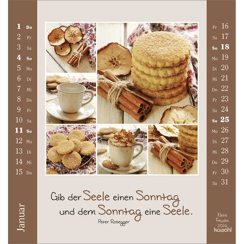 Bild: 9783754881460 | Kleine Freuden 2026 | Aufstell-Kalender mit Bildcollagen | Kalender