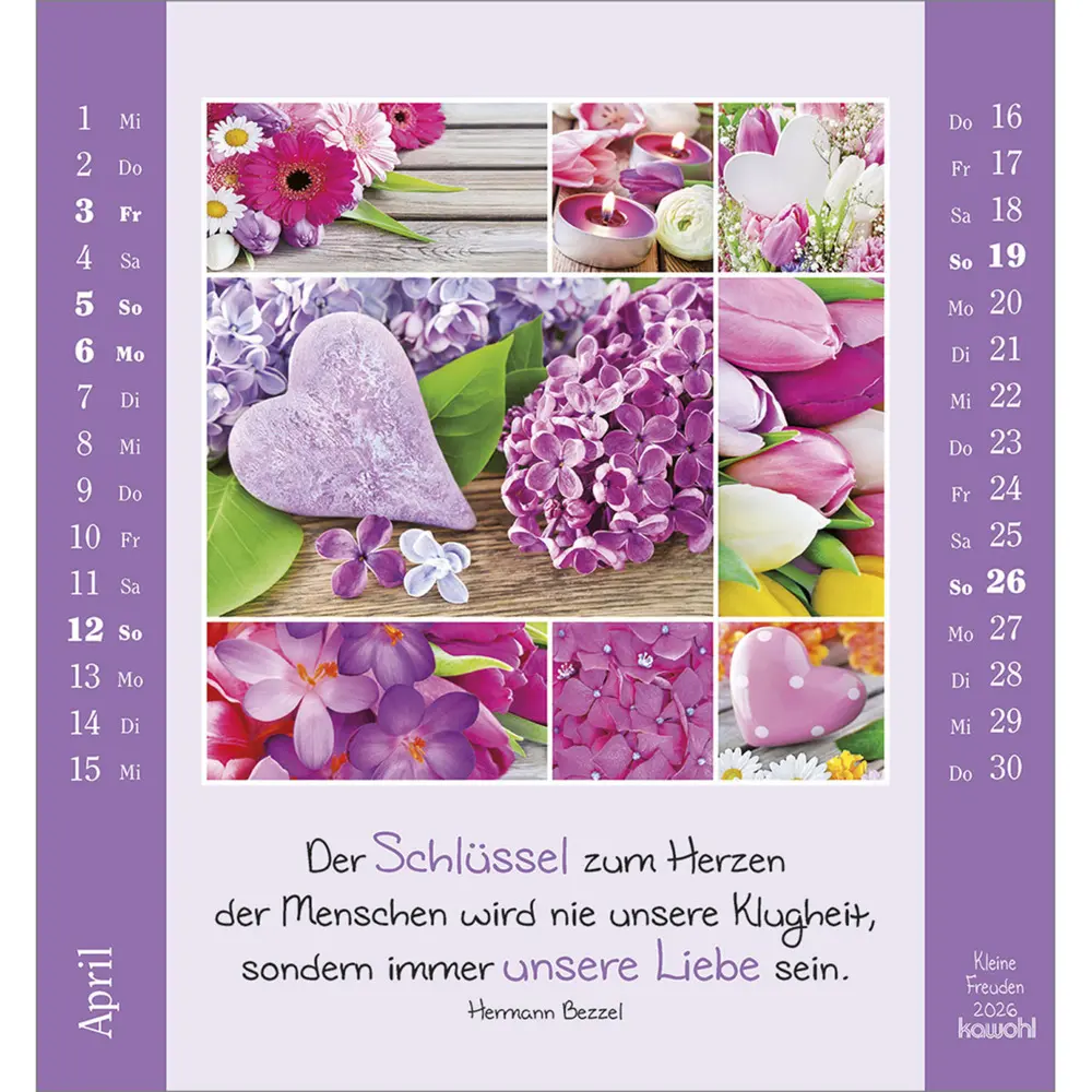Bild: 9783754881460 | Kleine Freuden 2026 | Aufstell-Kalender mit Bildcollagen | Kalender