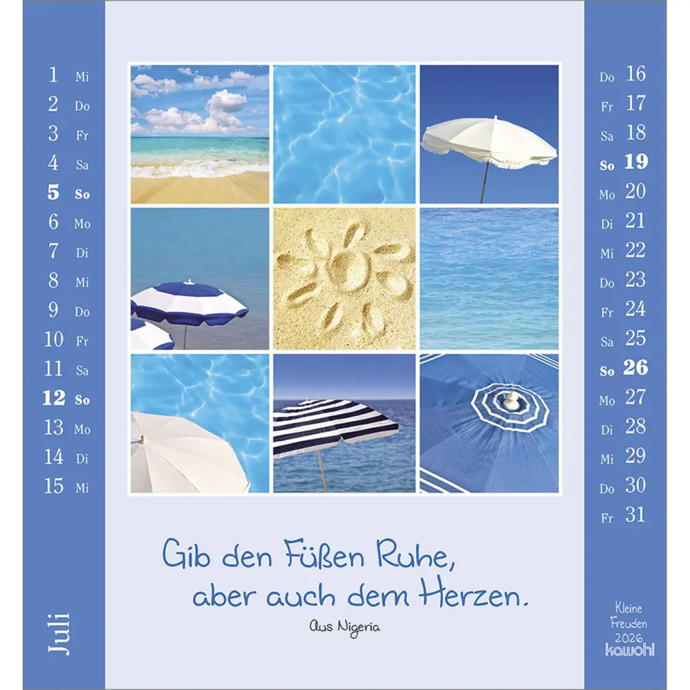 Bild: 9783754881460 | Kleine Freuden 2026 | Aufstell-Kalender mit Bildcollagen | Kalender