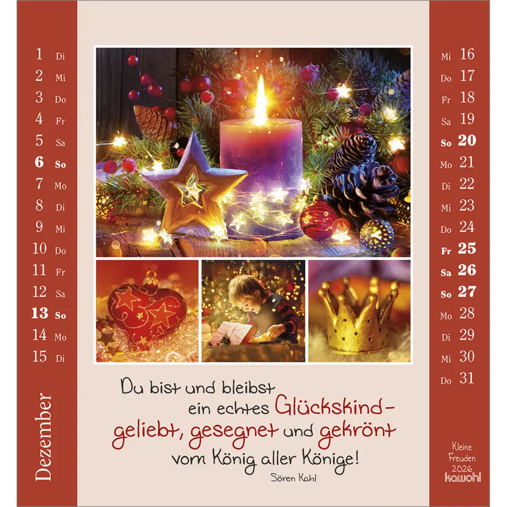 Bild: 9783754881460 | Kleine Freuden 2026 | Aufstell-Kalender mit Bildcollagen | Kalender