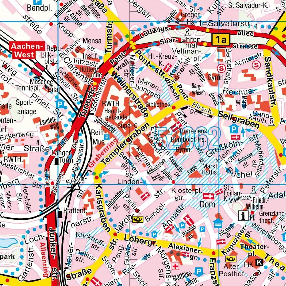 Bild: 9783827901460 | Falk Cityplan Aachen 1:15.000 | (Land-)Karte | Falk Citypläne | 2026