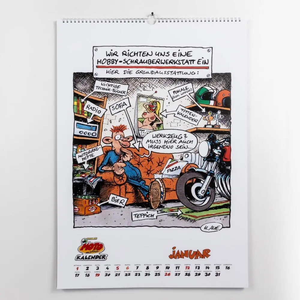 Bild: 9783830321460 | MOTOmania Kalender 2025: Monatskalender für die Wand im Großformat