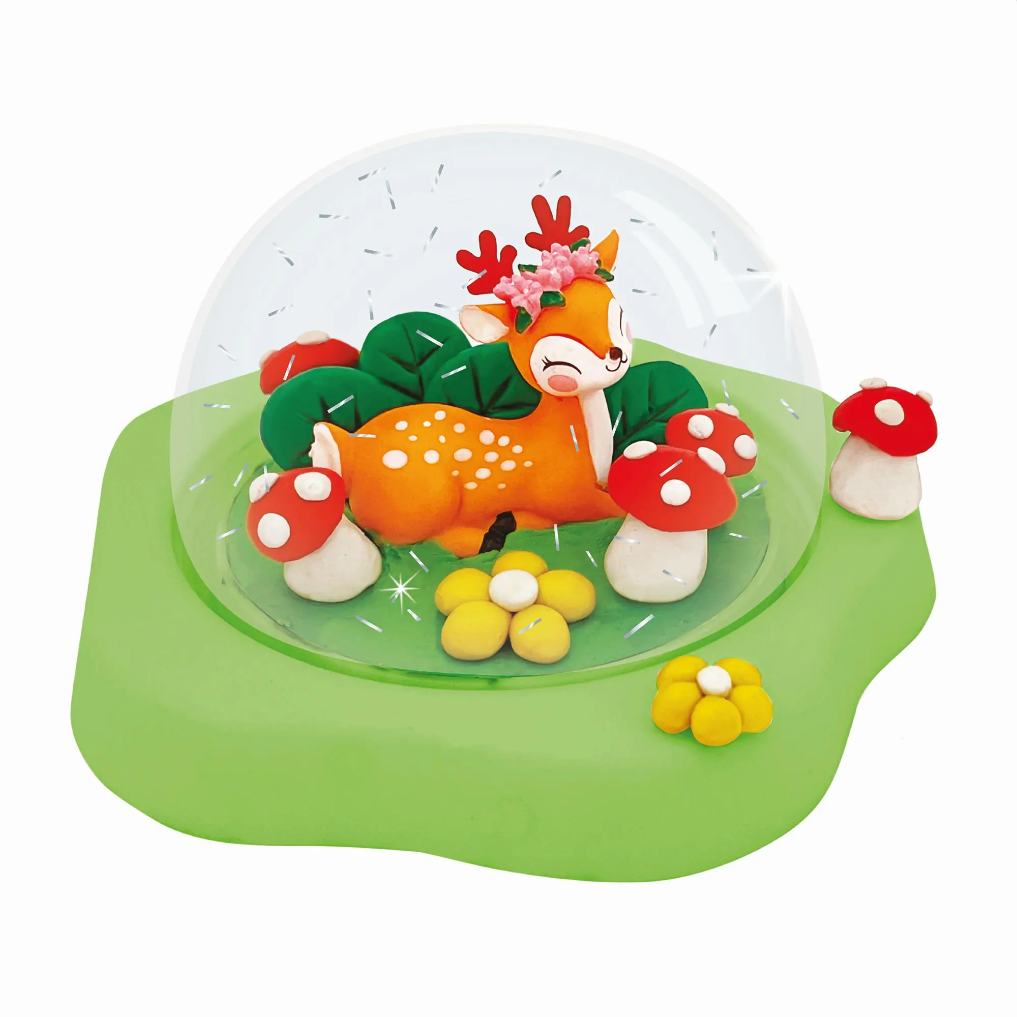 Bild: 7640250151560 | Artista - Glitzer-Schneekugel Reh | Artista | Kit (Bastelset) | 2023