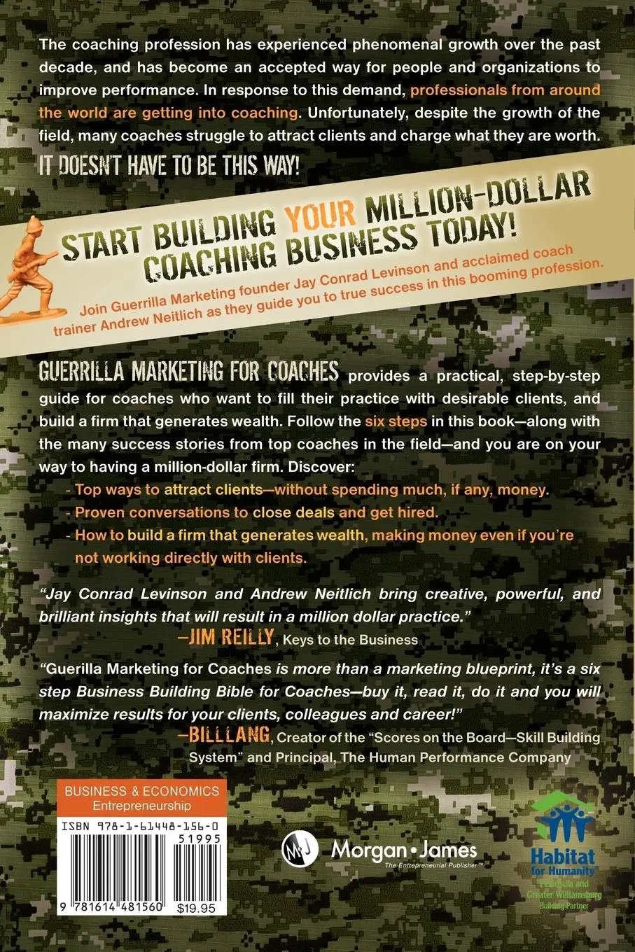 Rückseite: 9781614481560 | Guerrilla Marketing for Coaches | Jay Conrad Levinson (u. a.) | Buch