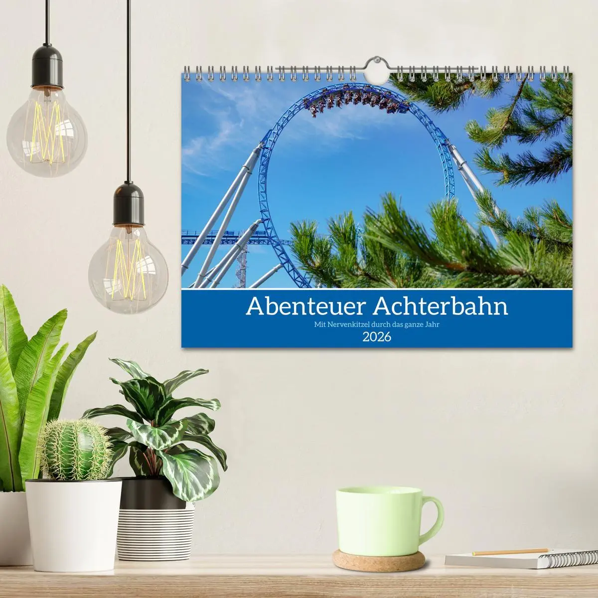 Bild: 9783457251560 | Abenteuer Achterbahn (Wandkalender 2026 DIN A4 quer), CALVENDO...
