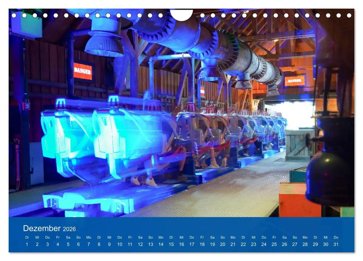 Bild: 9783457251560 | Abenteuer Achterbahn (Wandkalender 2026 DIN A4 quer), CALVENDO...
