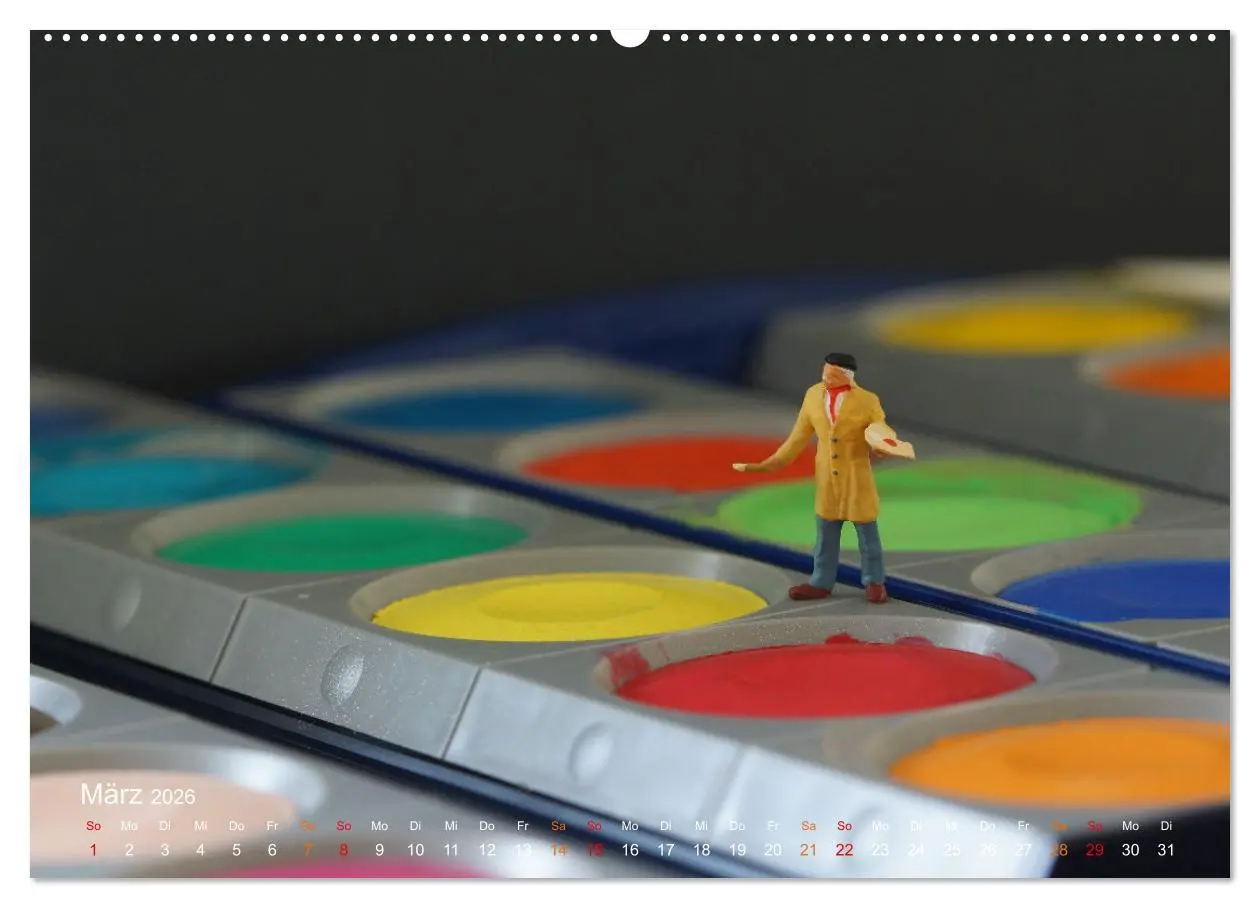 Bild: 9783457321560 | Das geheime Leben von Miniatur-Figuren (Wandkalender 2026 DIN A2...