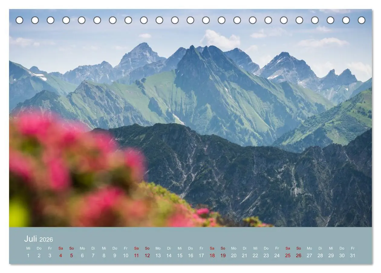 Bild: 9783457941560 | Heimweh Allgäu 2026 (Tischkalender 2026 DIN A5 quer), CALVENDO...