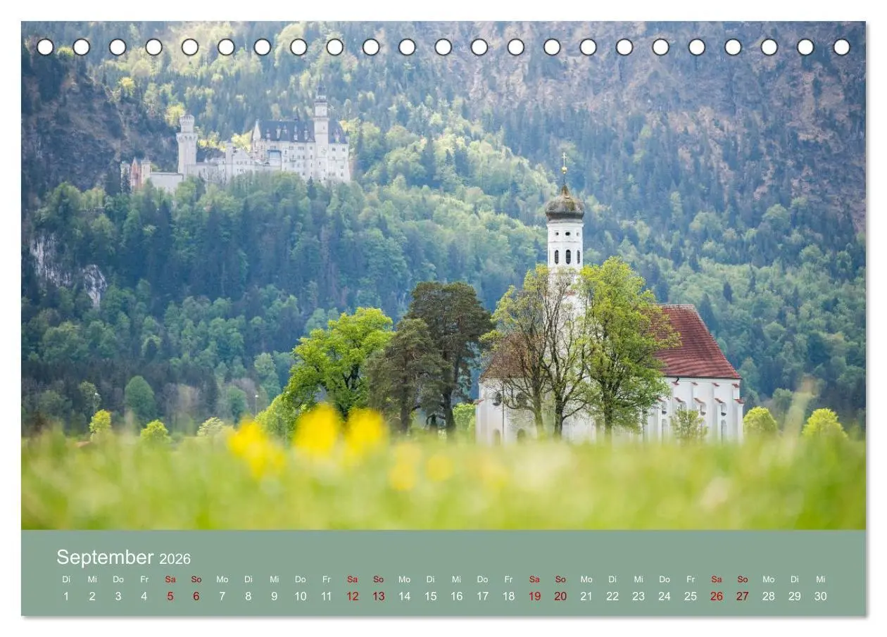 Bild: 9783457941560 | Heimweh Allgäu 2026 (Tischkalender 2026 DIN A5 quer), CALVENDO...
