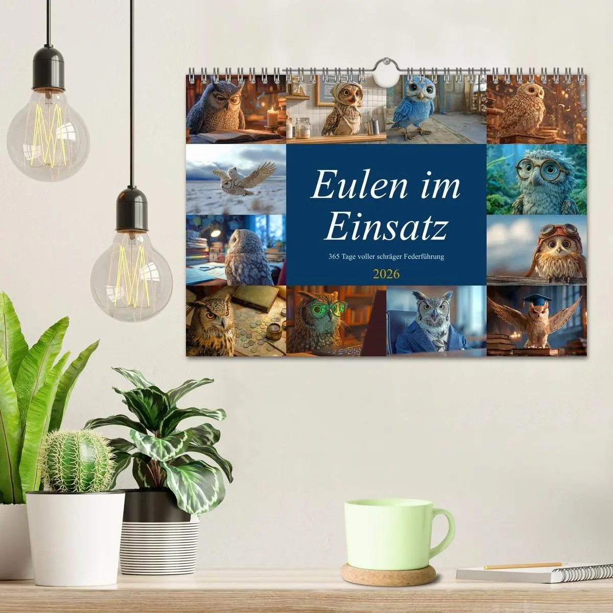 Bild: 9783516651560 | Eulen im Einsatz - 365 Tage voller schräger Federführung...