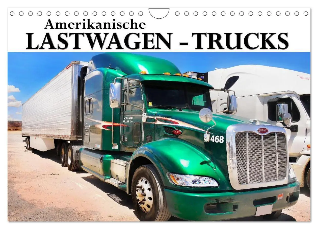 Cover: 9783516961560 | Amerikanische Lastwagen - Trucks (Wandkalender 2027 DIN A4 quer),...
