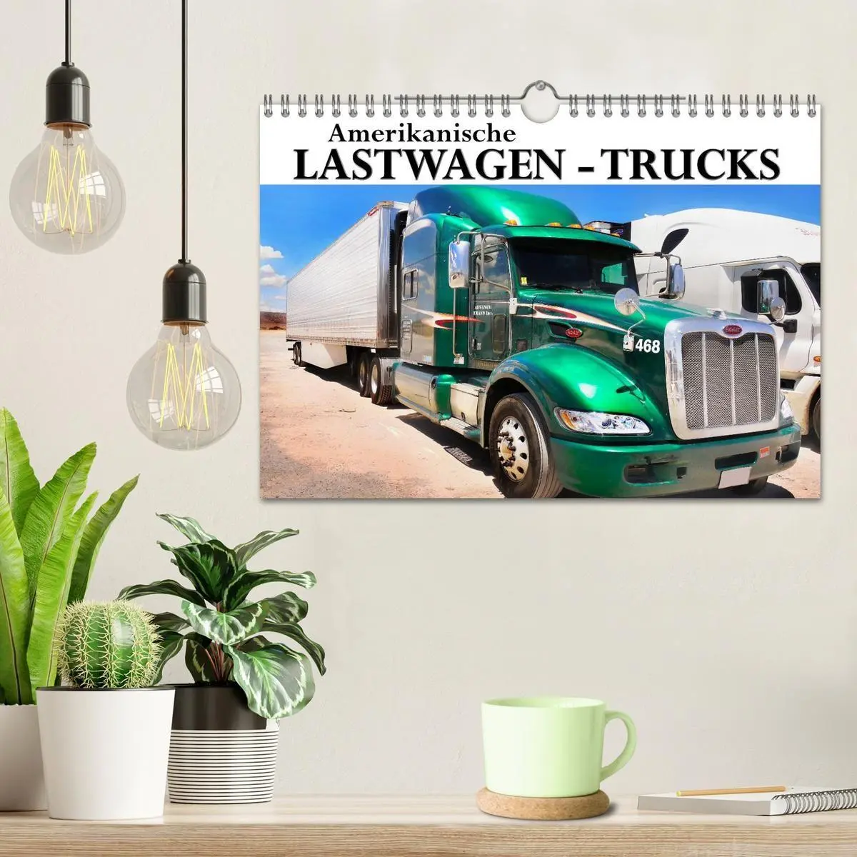 Bild: 9783516961560 | Amerikanische Lastwagen - Trucks (Wandkalender 2027 DIN A4 quer),...