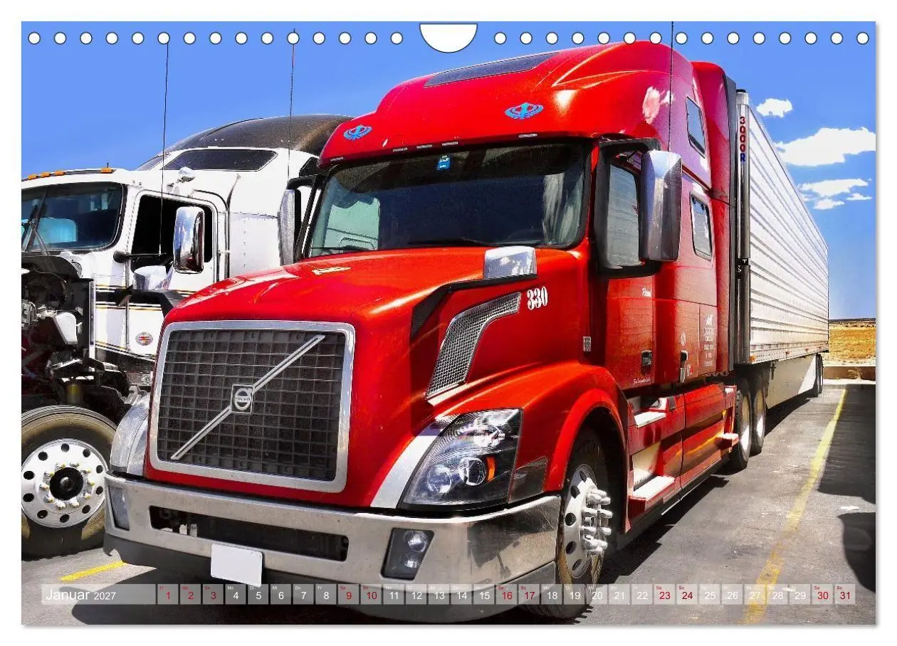Bild: 9783516961560 | Amerikanische Lastwagen - Trucks (Wandkalender 2027 DIN A4 quer),...