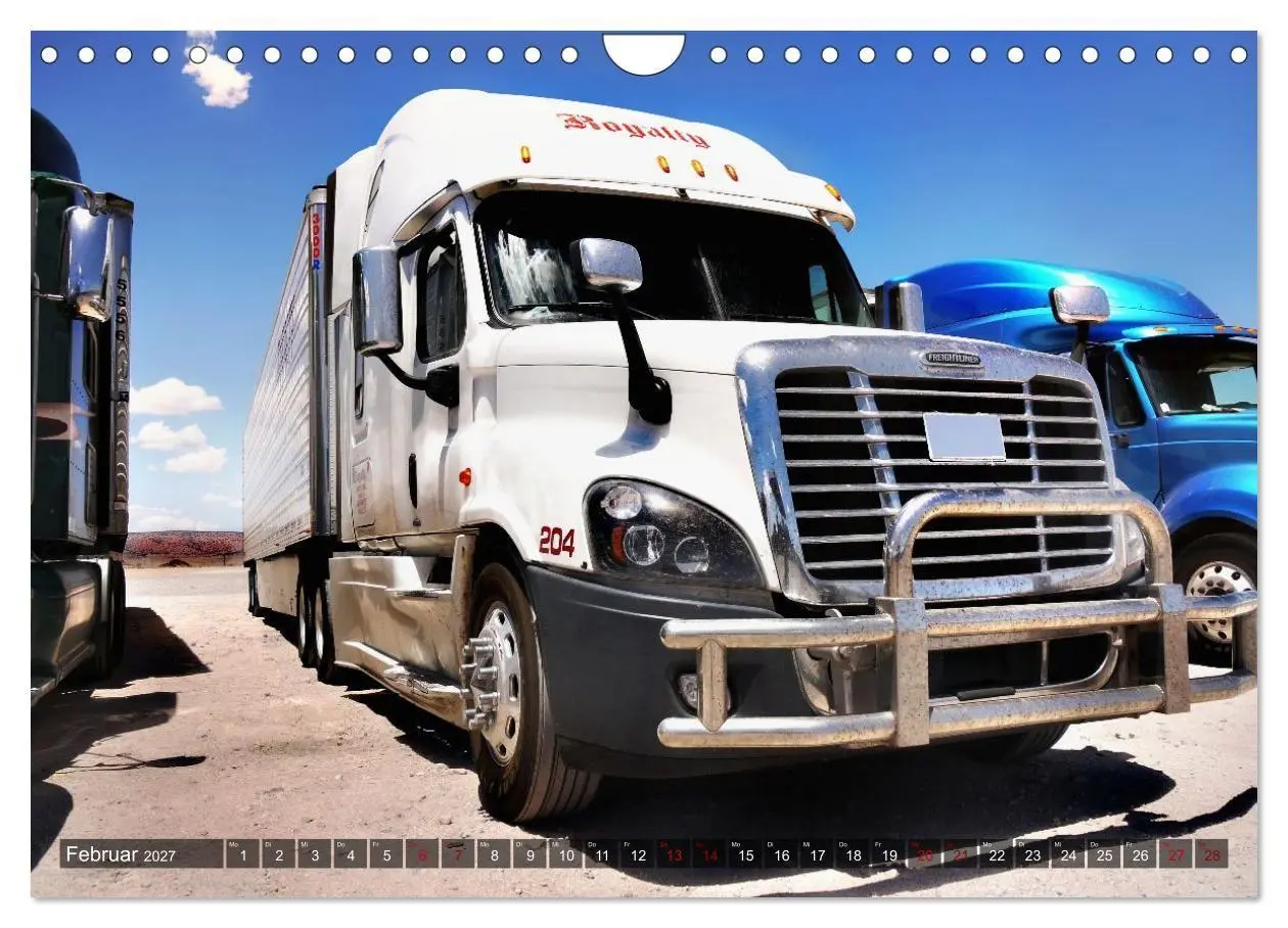 Bild: 9783516961560 | Amerikanische Lastwagen - Trucks (Wandkalender 2027 DIN A4 quer),...