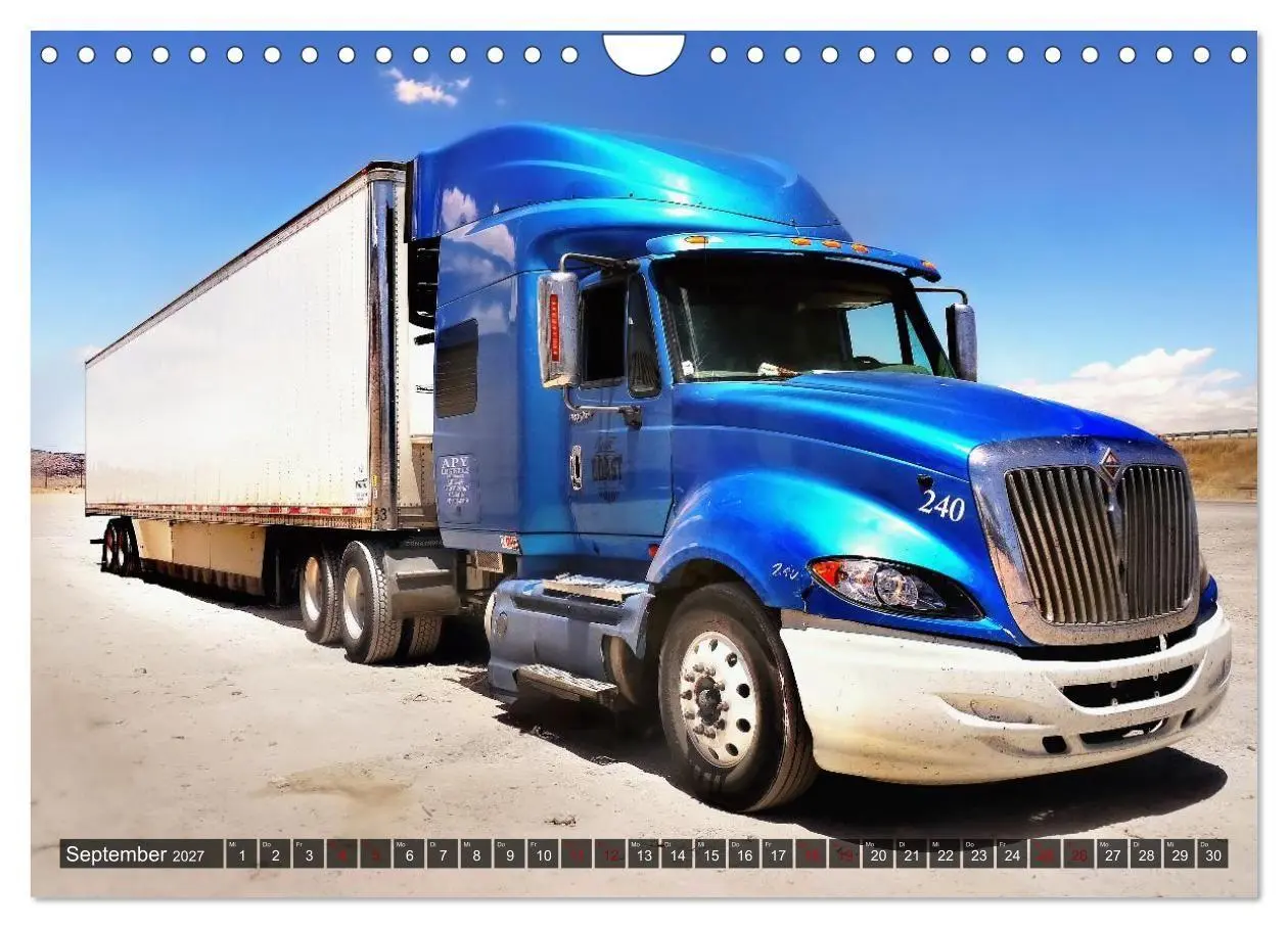 Bild: 9783516961560 | Amerikanische Lastwagen - Trucks (Wandkalender 2027 DIN A4 quer),...