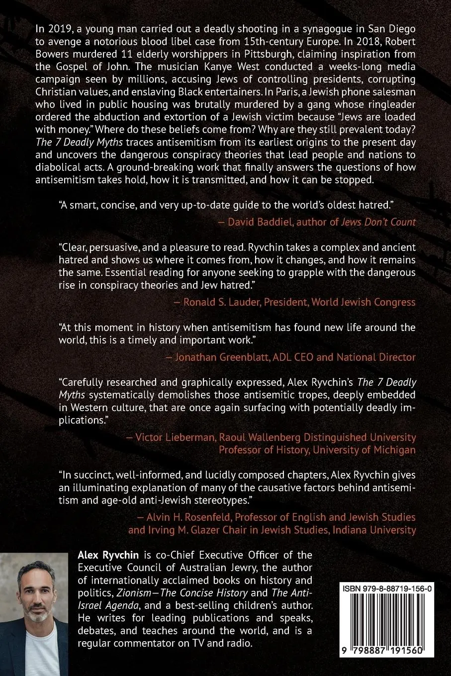 Rückseite: 9798887191560 | The 7 Deadly Myths | Alex Ryvchin | Taschenbuch | Englisch | 2023