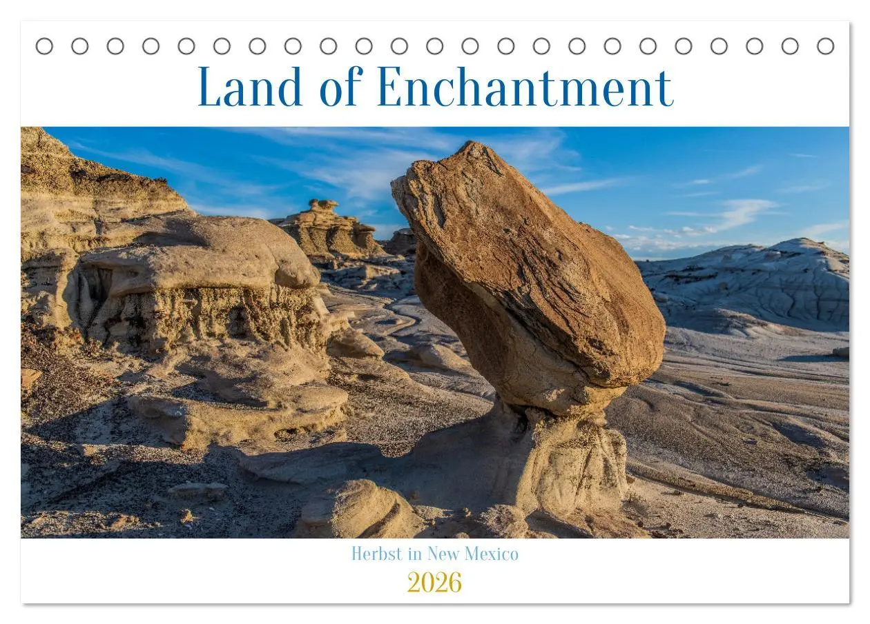 Cover: 9783457551660 | Land of Enchantment - Herbst in New Mexico (Tischkalender 2026 DIN...