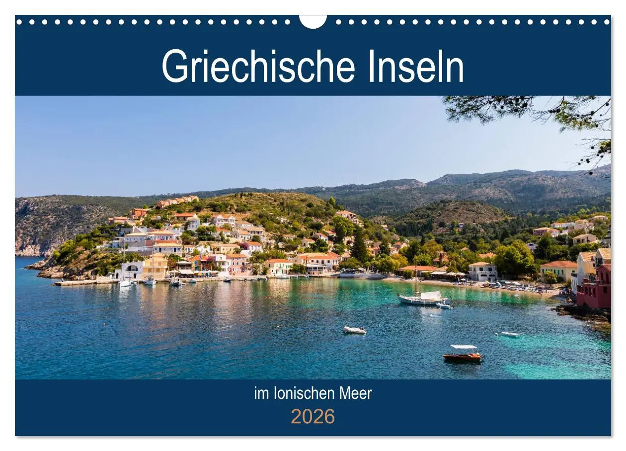 Cover: 9783457931660 | Griechische Inseln im Ionischen Meer (Wandkalender 2026 DIN A3...