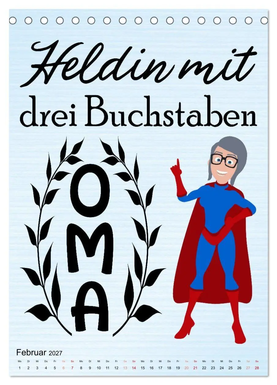 Bild: 9783569351660 | Glück ist, Oma zu sein (Tischkalender 2027 DIN A5 hoch), CALVENDO...