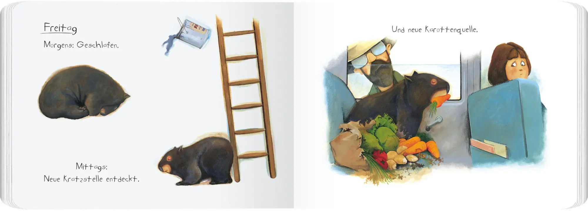 Bild: 9783836961660 | Tagebuch eines Wombat | Pappbilderbuch | Jackie French | Buch | 28 S.