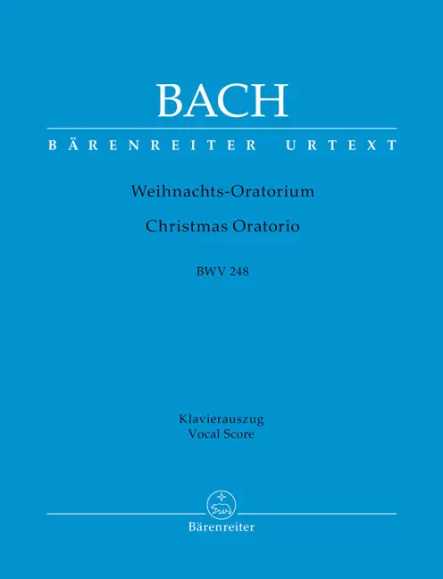 Cover: 9790006461660 | Weihnachtsoratorium, BWV 248, Klavierauszug | Urtext. Deutsch-Englisch