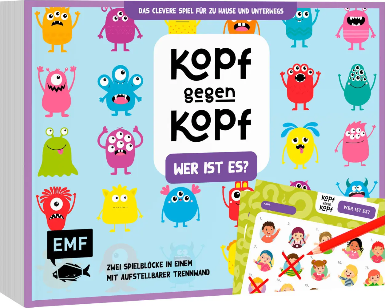 Cover: 4260478341760 | Der ultimative Spielblock: Kopf gegen Kopf - Wer ist es? | Spiel