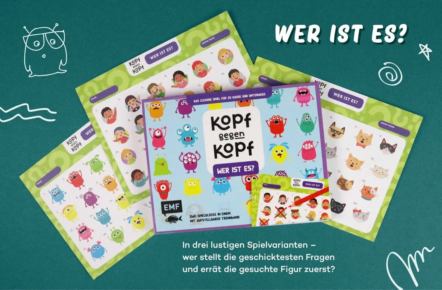 Bild: 4260478341760 | Der ultimative Spielblock: Kopf gegen Kopf - Wer ist es? | Spiel