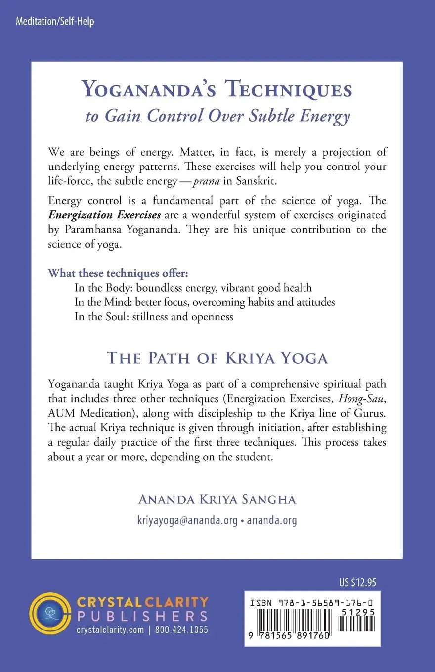 Rückseite: 9781565891760 | Energization Exercises | Paramhansa Yogananda | Taschenbuch | Englisch