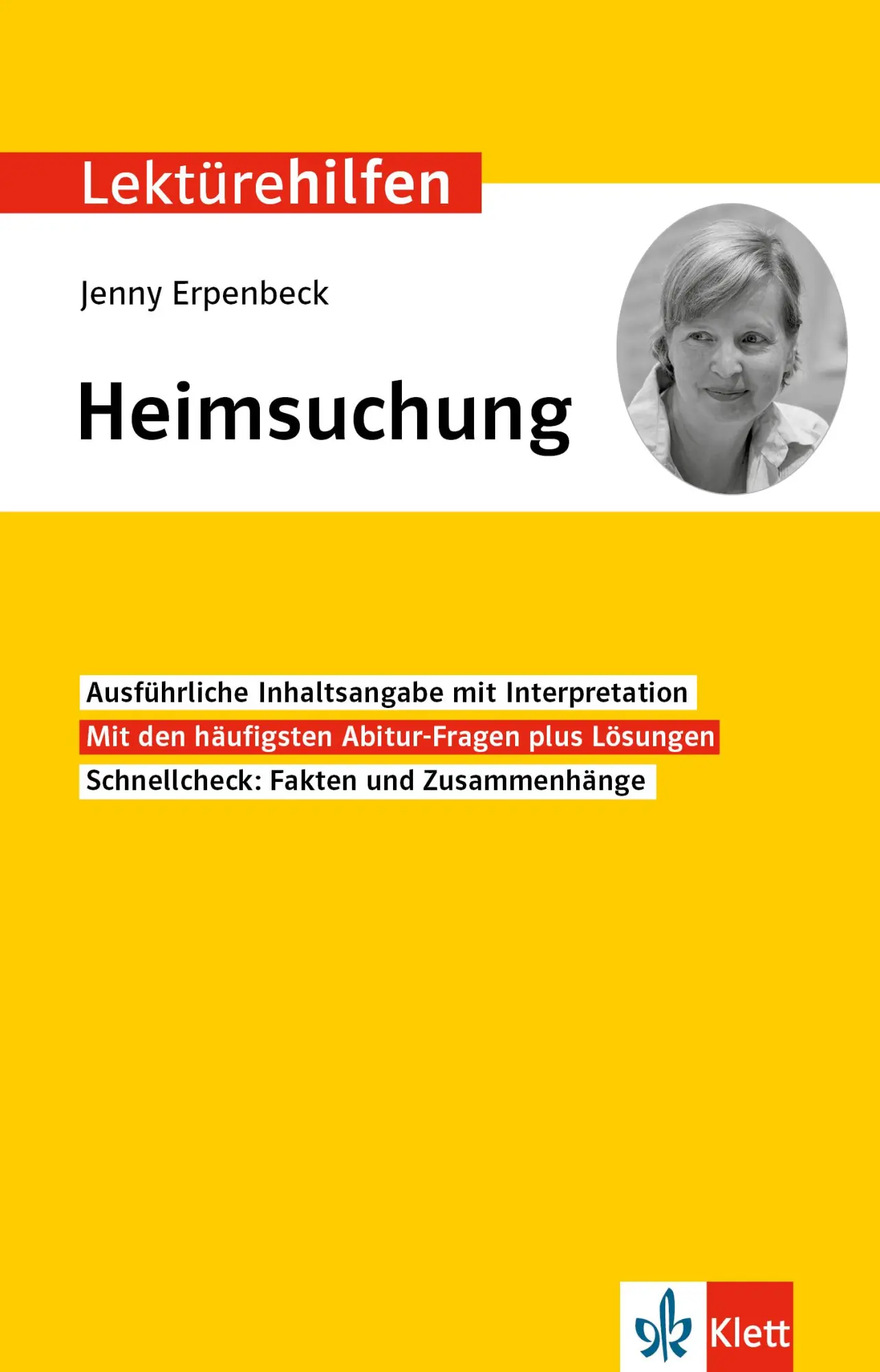 Cover: 9783129231760 | Klett Lektürehilfen Jenny Erpenbeck, Heimsuchung | Taschenbuch | 2024