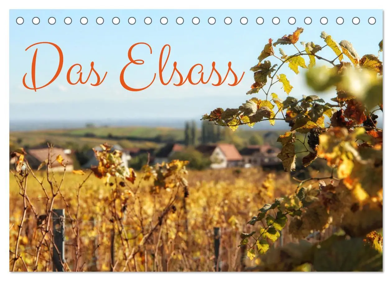 Cover: 9783457541760 | Das Elsass (Tischkalender 2026 DIN A5 quer), CALVENDO Monatskalender