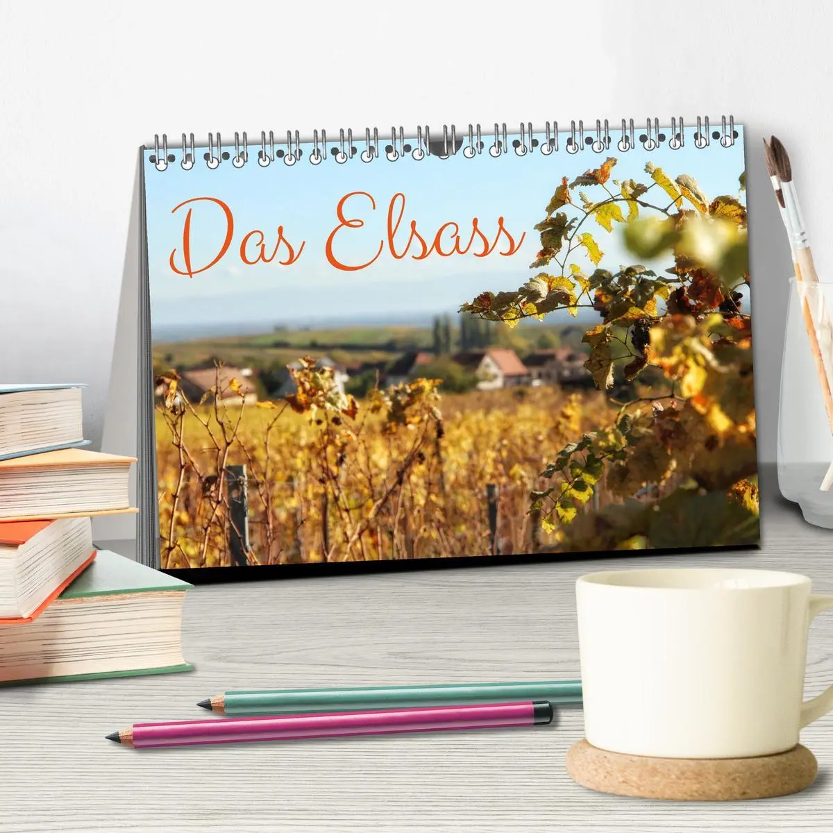 Bild: 9783457541760 | Das Elsass (Tischkalender 2026 DIN A5 quer), CALVENDO Monatskalender