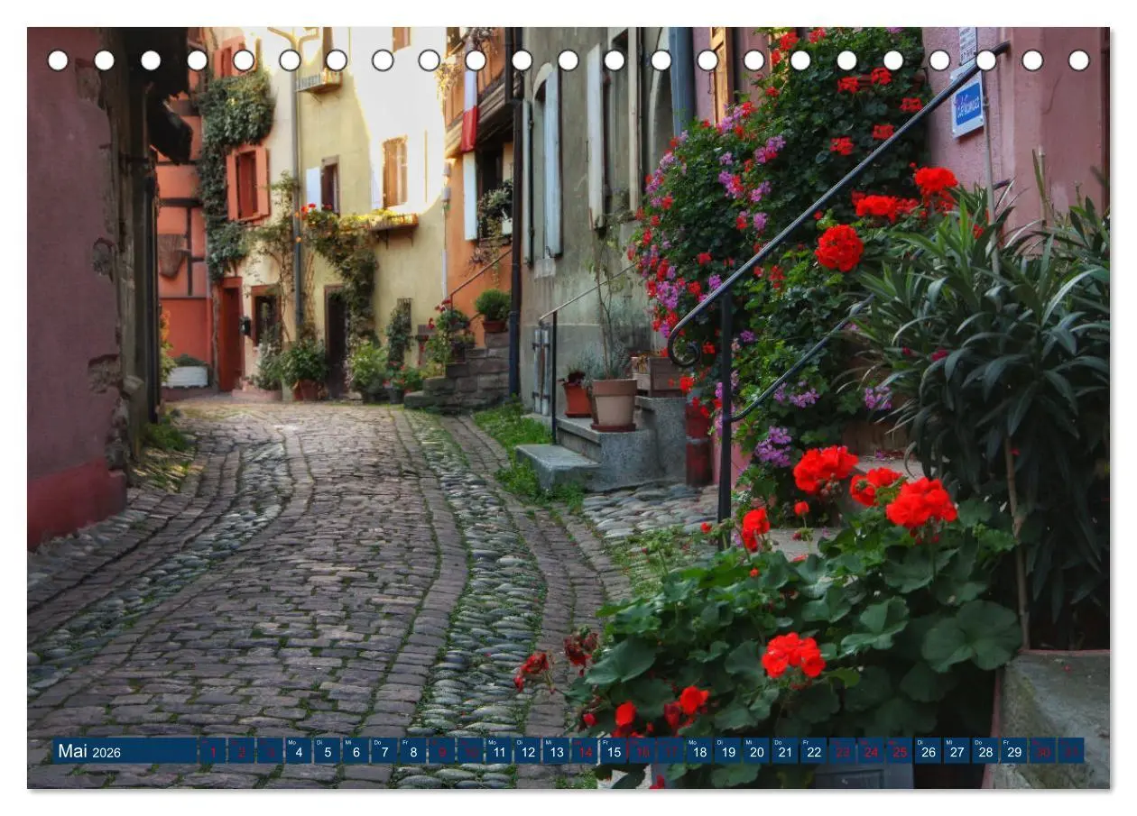 Bild: 9783457541760 | Das Elsass (Tischkalender 2026 DIN A5 quer), CALVENDO Monatskalender