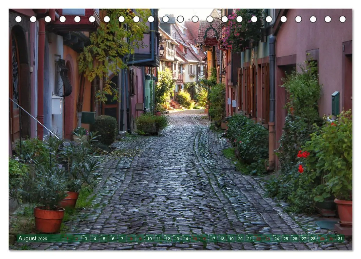 Bild: 9783457541760 | Das Elsass (Tischkalender 2026 DIN A5 quer), CALVENDO Monatskalender