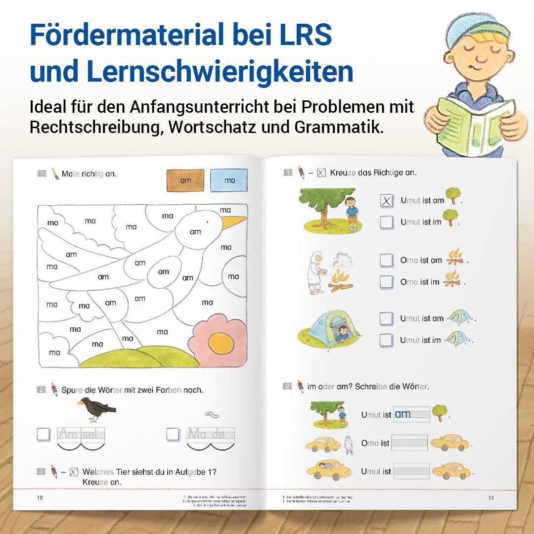 Bild: 9783619141760 | Das Förderheft Deutsch 1 | Erstes Lese- und Schreibtraining | 64 S.