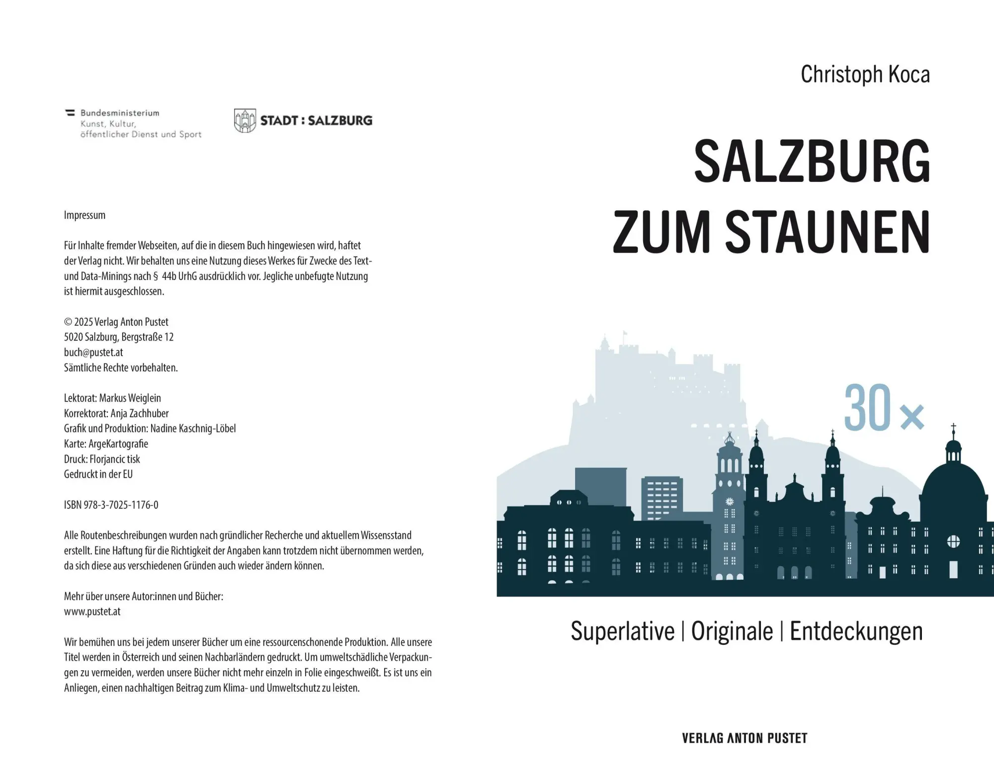 Bild: 9783702511760 | 30 x Salzburg zum Staunen | Christoph Koca | Taschenbuch | 144 S.
