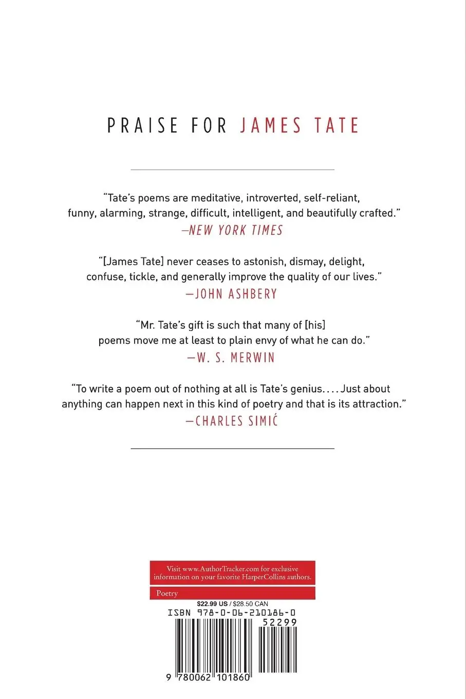 Rückseite: 9780062101860 | Eternal Ones of the Dream, The | James Tate | Taschenbuch | Englisch