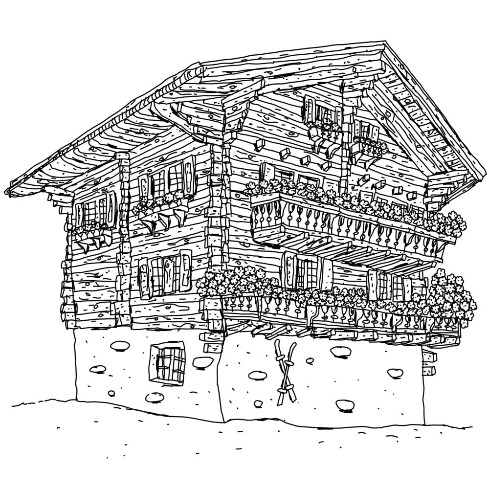 Bild: 9783038691860 | The Swiss Colouring Book | Malbuch - Livre Coloriage | Olivia Hadorn
