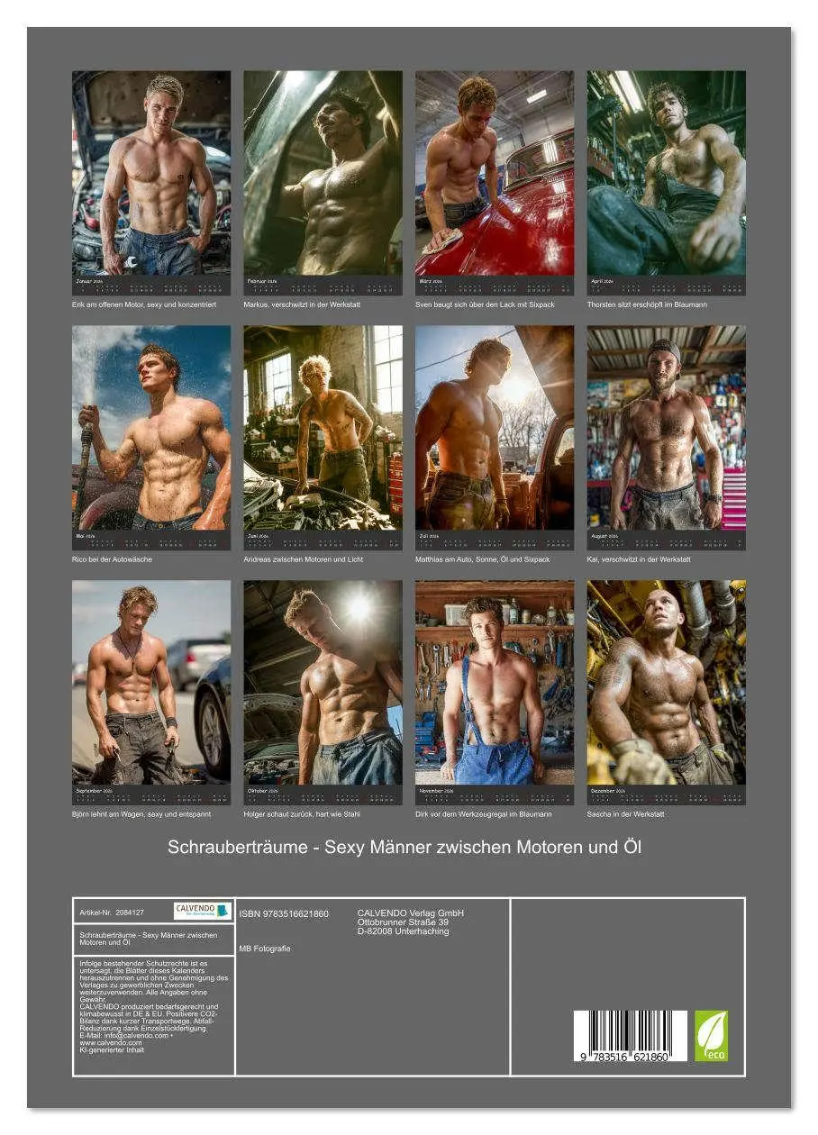 Bild: 9783516621860 | Schrauberträume - Sexy Männer zwischen Motoren und Öl (hochwertiger...