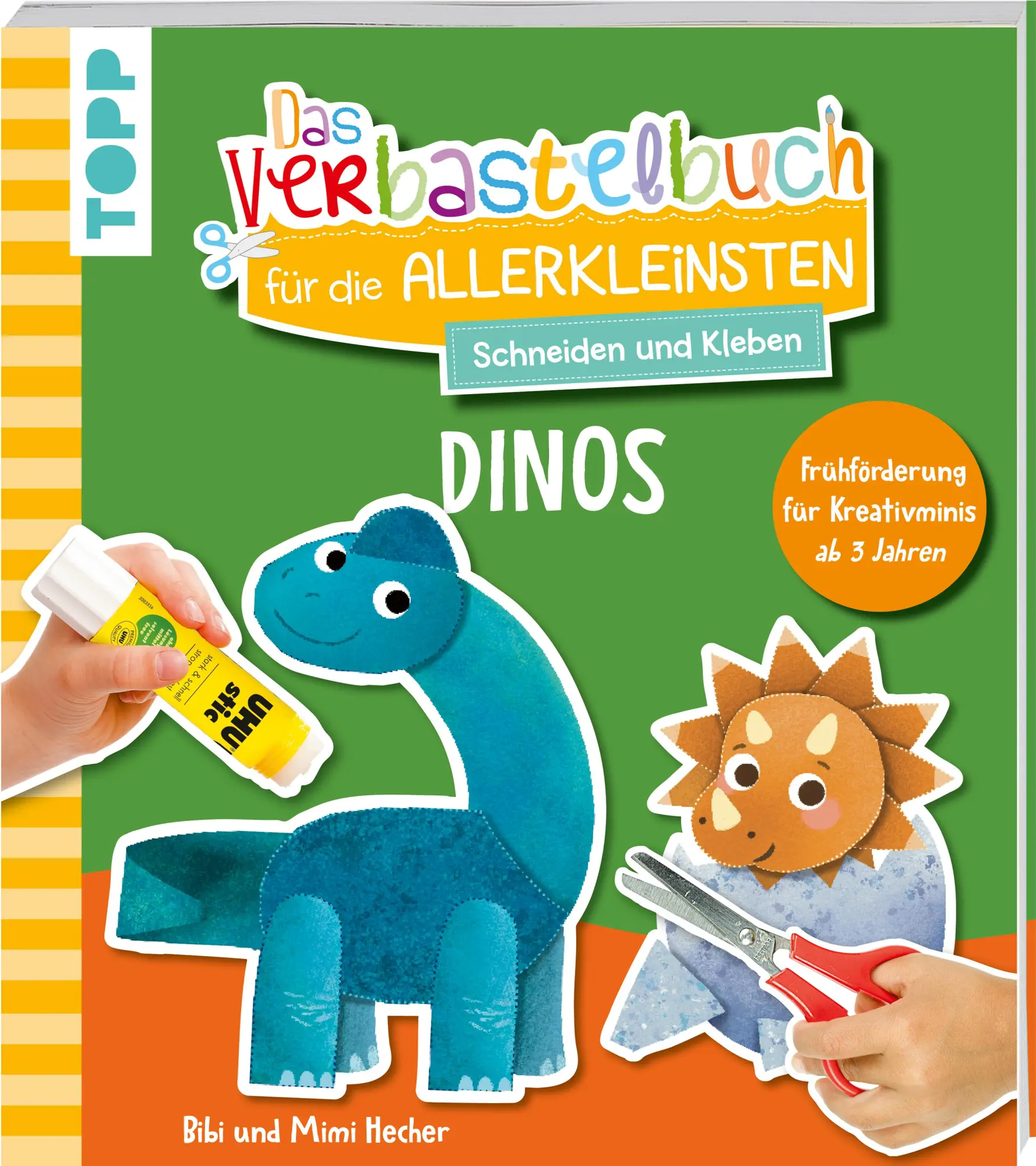 Cover: 9783735891860 | Das Verbastelbuch für die Allerkleinsten. Schneiden und Kleben. Dinos
