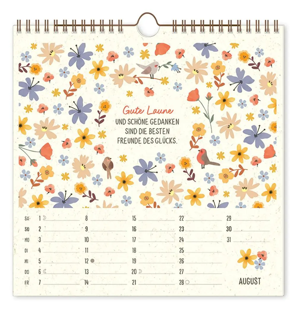 Bild: 9783986361860 | Botanic-Kalender 2026 Bee happy | Wandkalender | Original | Kalender