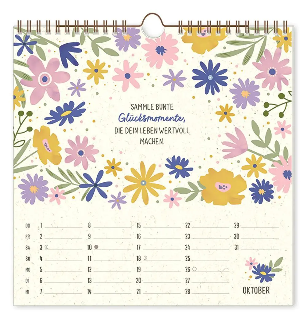 Bild: 9783986361860 | Botanic-Kalender 2026 Bee happy | Wandkalender | Original | Kalender