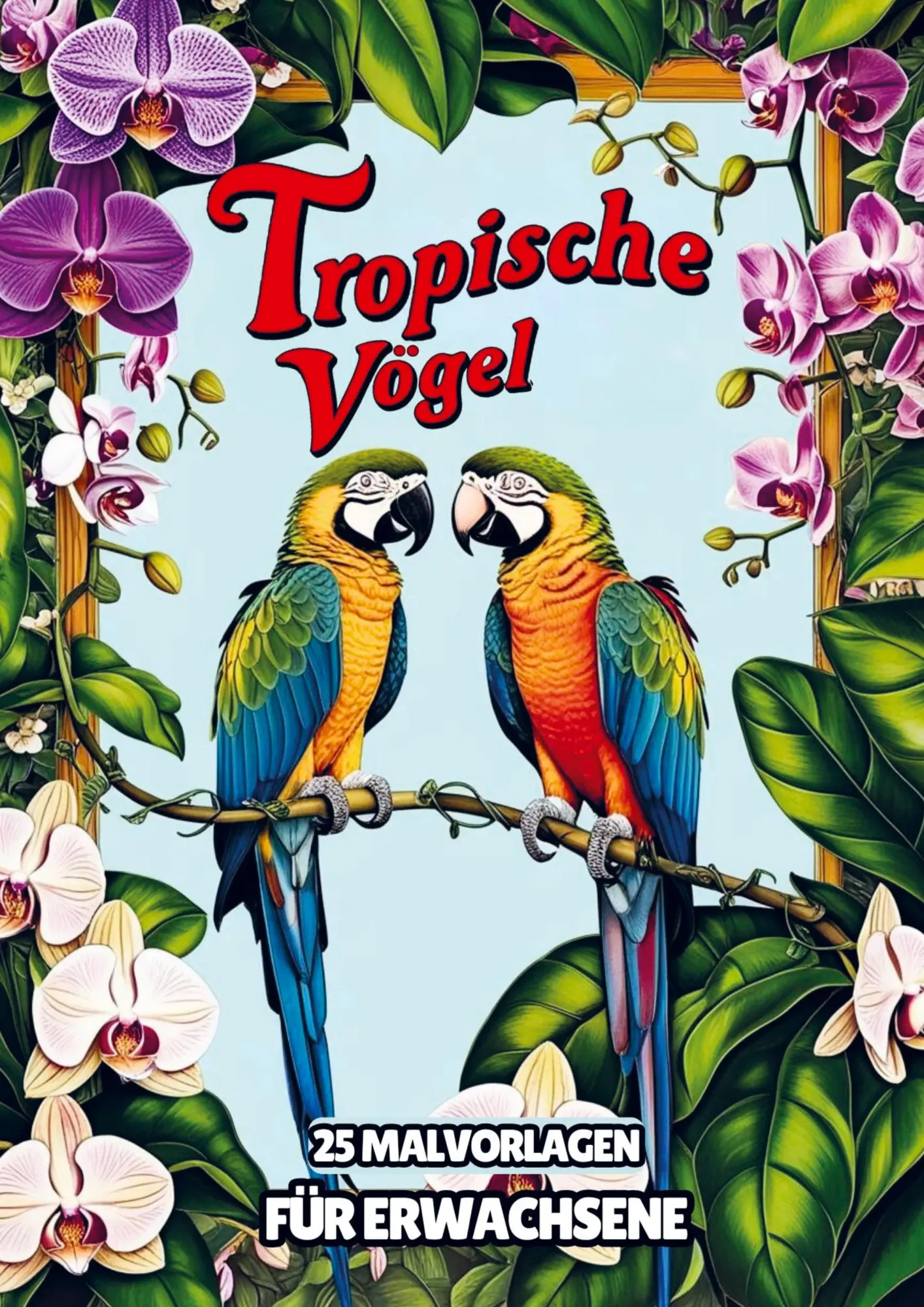 Cover: 9789403781860 | Malvorlagen für Erwachsene - Tropische Vögel | Erwachsene | Buch