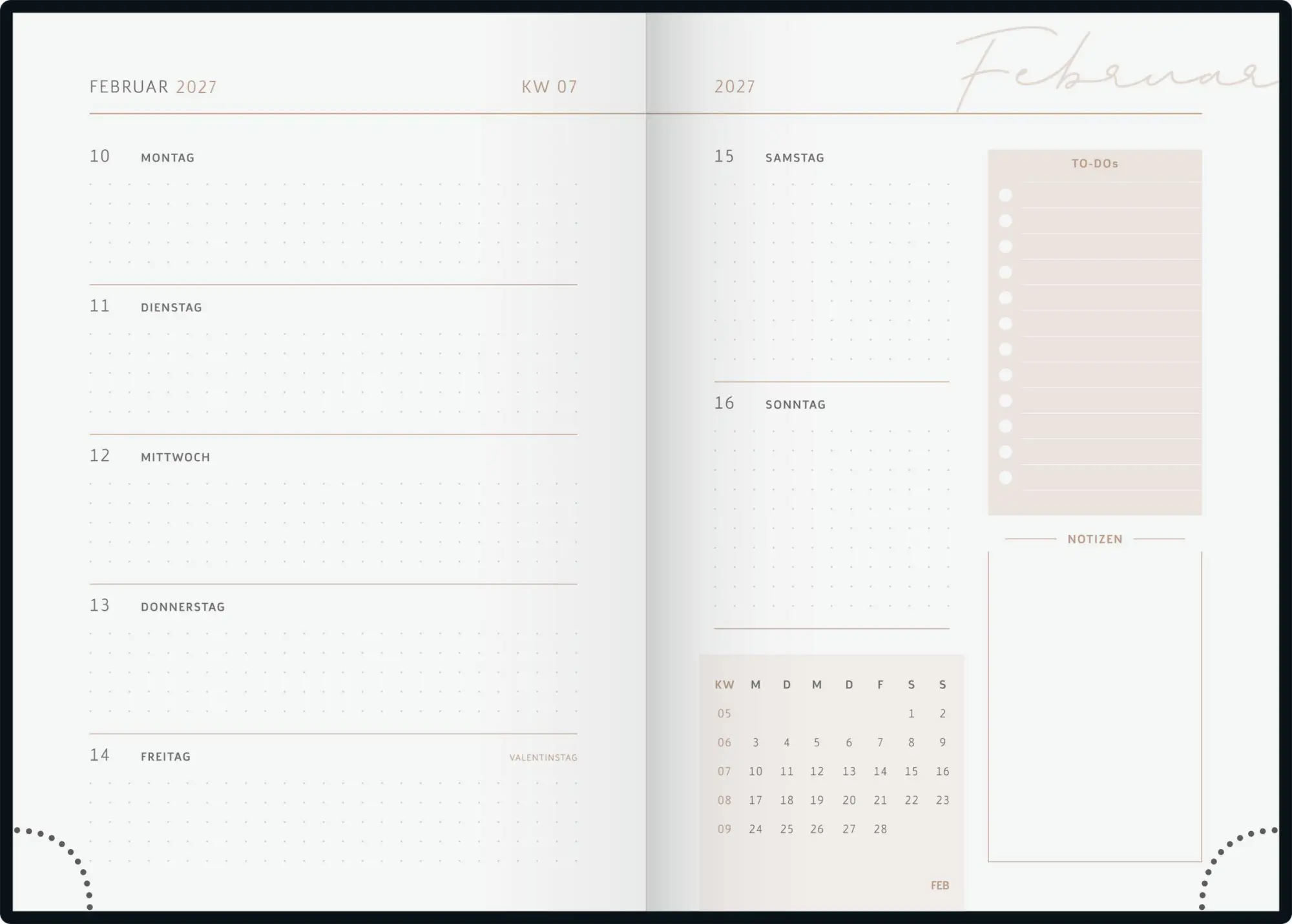 Bild: 4061947161960 | rido/idé 7021503907 Buchkalender Premium Young Line 2027 "Love" A5,...
