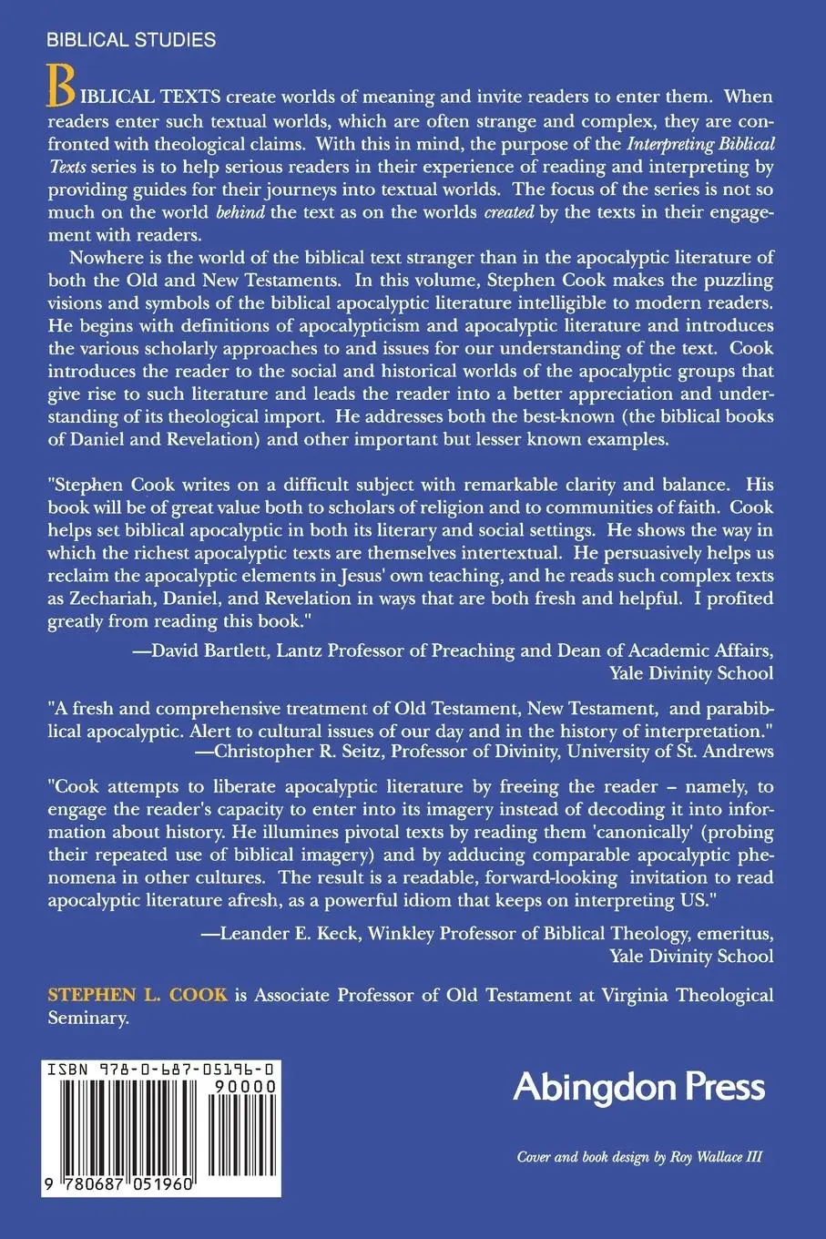 Rückseite: 9780687051960 | The Apocalyptic Literature | Stephen L. Cook | Taschenbuch | Englisch