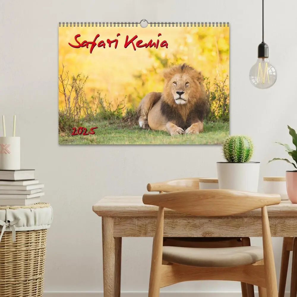 Bild: 9783435291960 | Safari Kenia (Wandkalender 2025 DIN A3 quer), CALVENDO Monatskalender