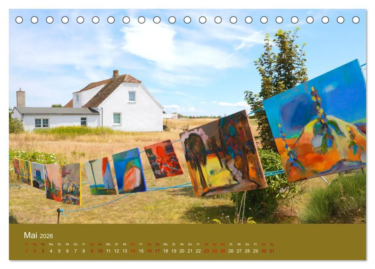 Bild: 9783457691960 | Hiddensee mon amour (Tischkalender 2026 DIN A5 quer), CALVENDO...