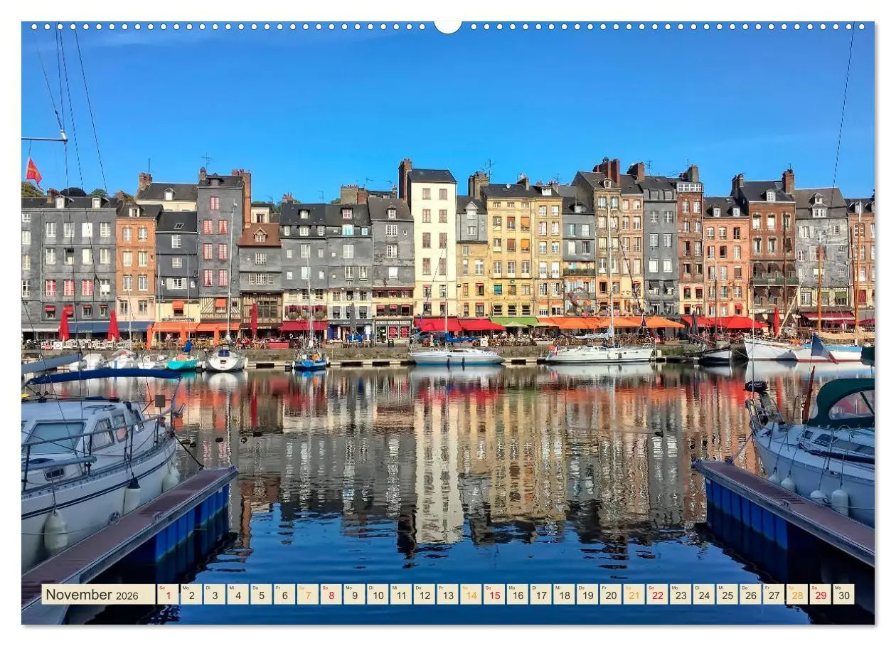 Bild: 9783457831960 | Honfleur - Bezauberndes Frankreich (Wandkalender 2026 DIN A2 quer),...