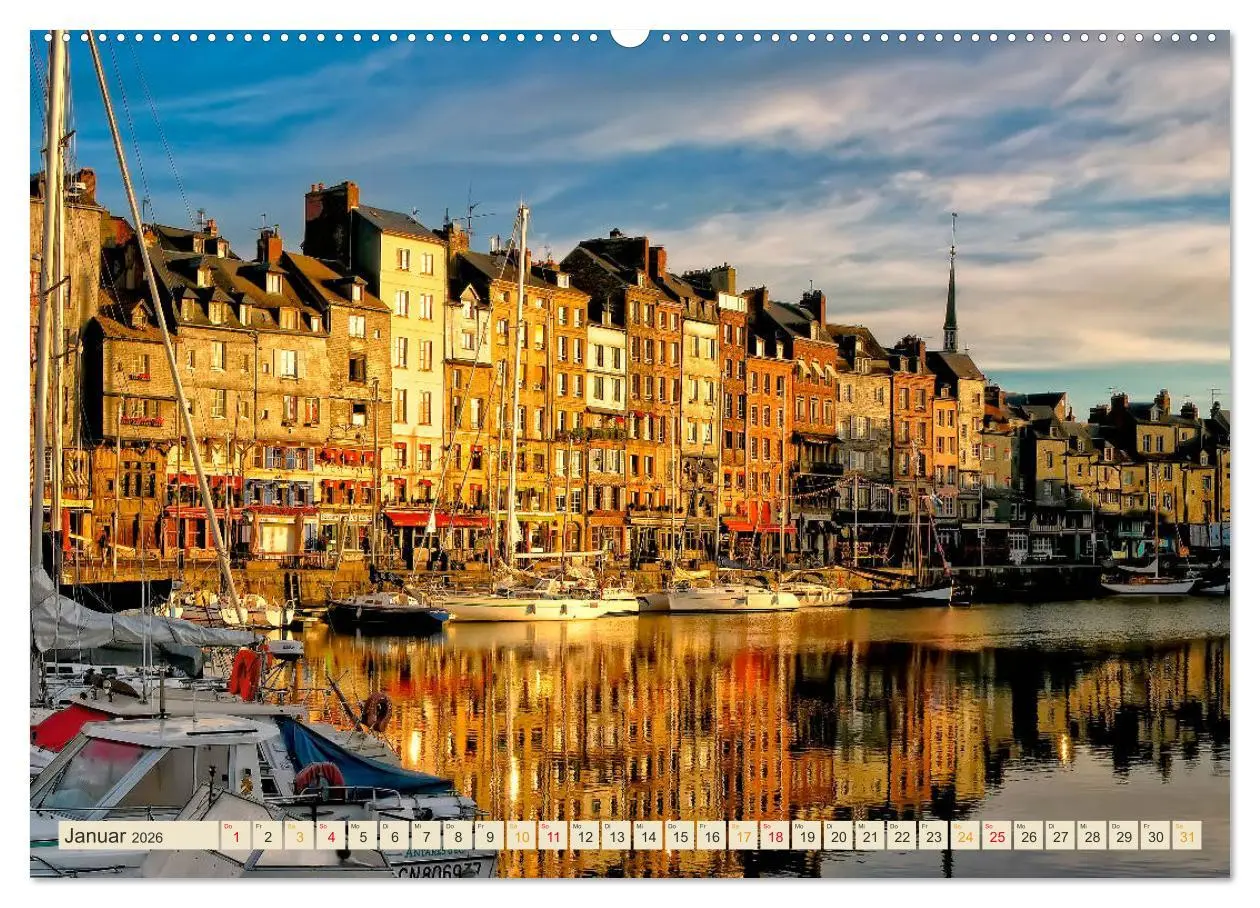 Bild: 9783457831960 | Honfleur - Bezauberndes Frankreich (Wandkalender 2026 DIN A2 quer),...