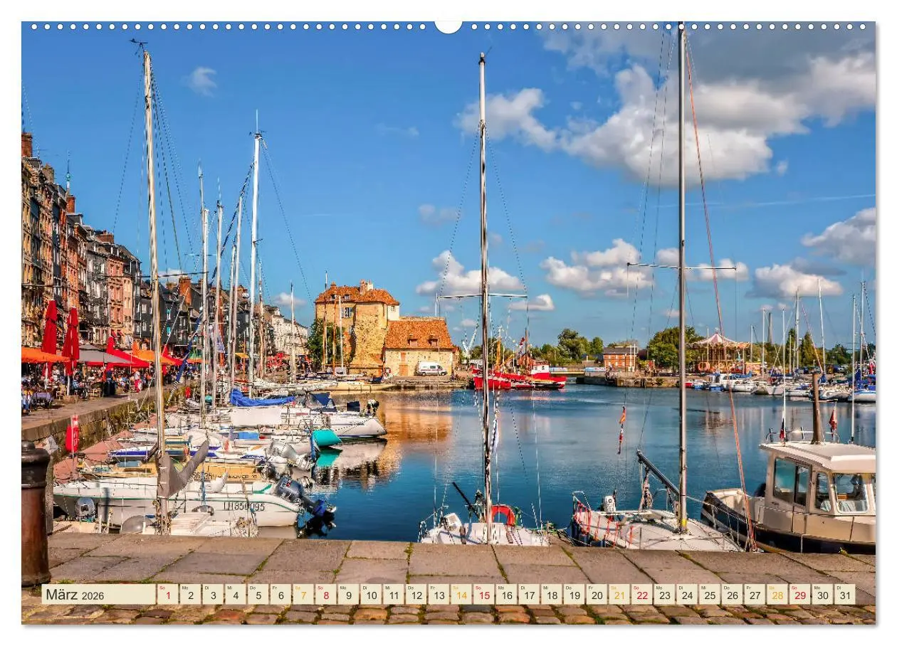 Bild: 9783457831960 | Honfleur - Bezauberndes Frankreich (Wandkalender 2026 DIN A2 quer),...