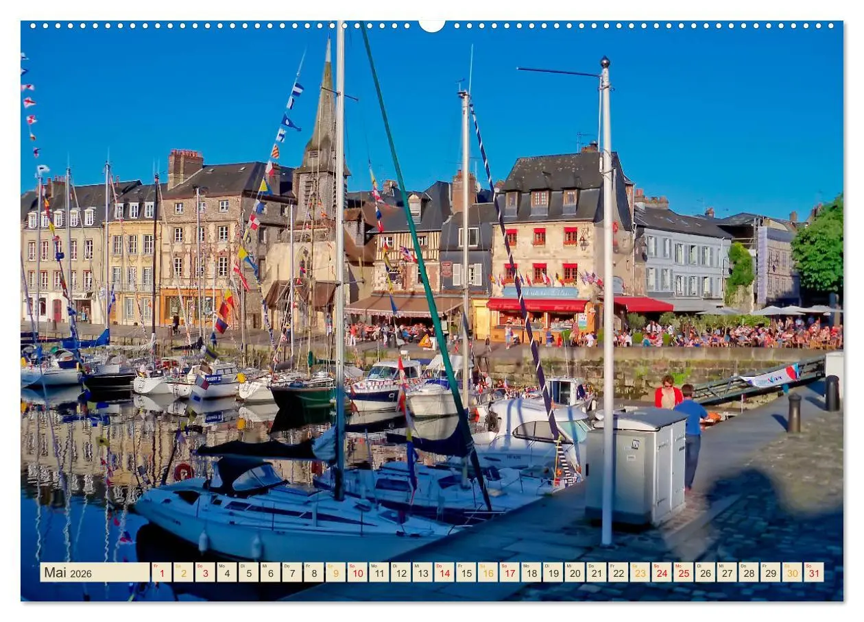 Bild: 9783457831960 | Honfleur - Bezauberndes Frankreich (Wandkalender 2026 DIN A2 quer),...
